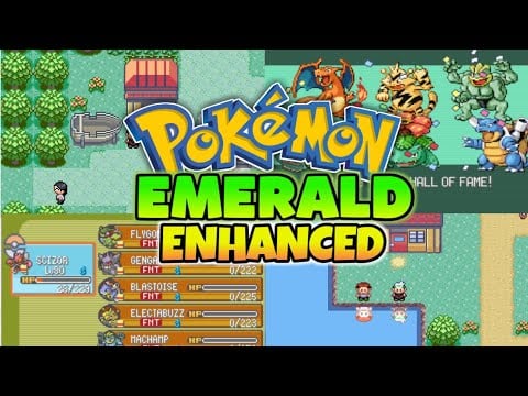 Pokemon Emerald Enhanced – cover art