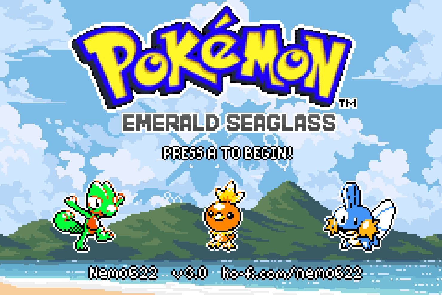 Pokemon Emerald Seaglass – cover art