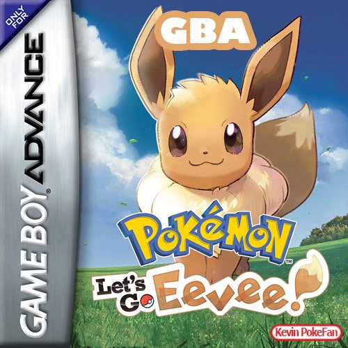 Pokemon Let's Go Eevee GBA – cover art