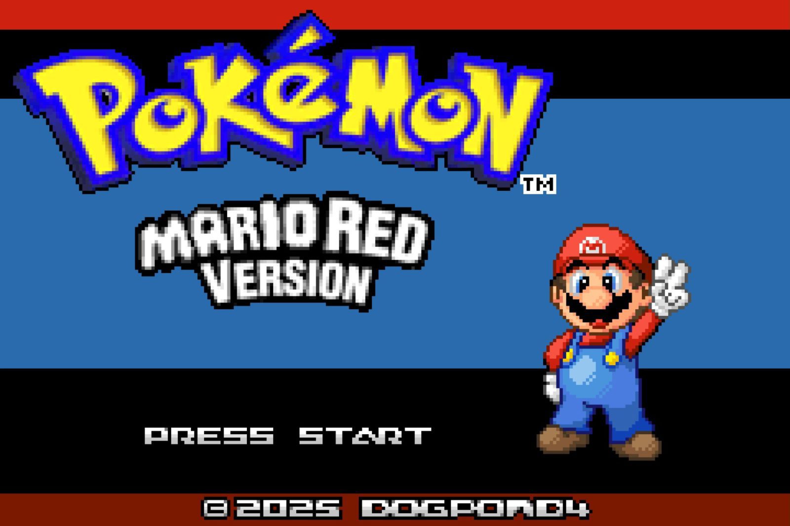 Pokémon Mario Red – cover art