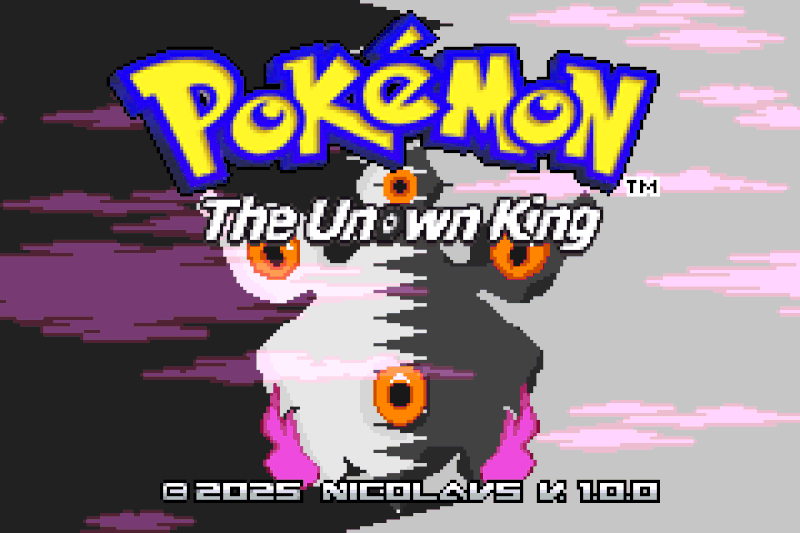 Pokemon The Unown King cover art