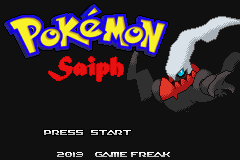 Pokemon Saiph ROM hack cover art
