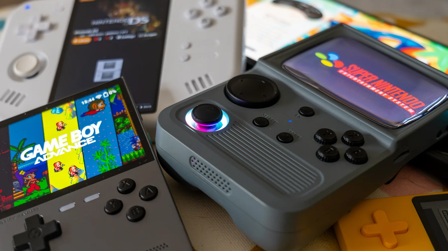 Retro handheld consoles for playing ROM hacks